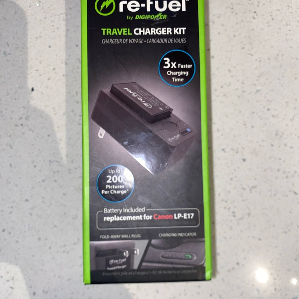 Re-Fuel Travel Charger Kit for Canon LP-E17